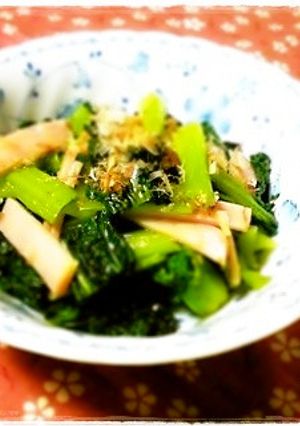 ✿青菜(雪菜)とハムのゆず胡椒おひたし✿-レシピのメイン写真