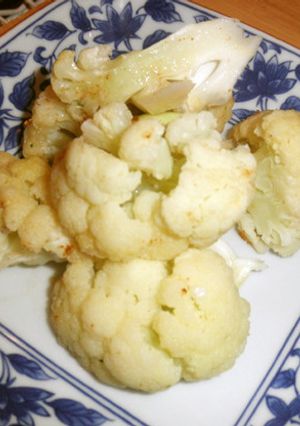 電子レンジでカリフラワーの温野菜-レシピのメイン写真