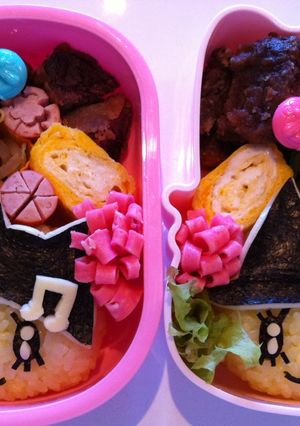 キャラ弁　メロディっち（たまごっち）-レシピのメイン写真