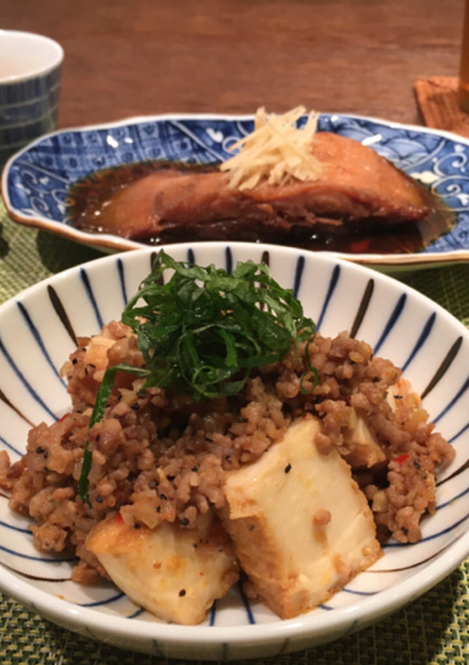 ご飯に合う♪厚揚げとひき肉の味噌炒め-レシピのメイン写真