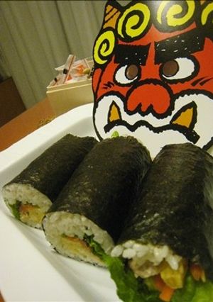 お家であるもので簡単サラダ巻♪-レシピのメイン写真