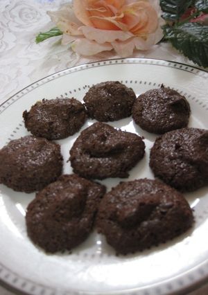 チョコ＆米ぬかでホロホロショコラクッキー-レシピのメイン写真