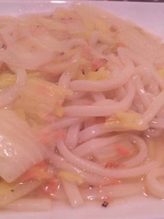 白菜と桜海老のとろみうどん-レシピのメイン写真