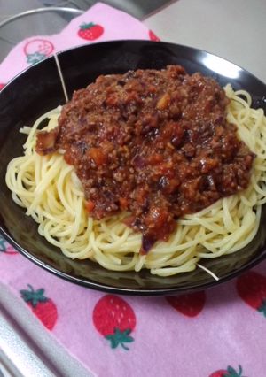 紫キャベツでヘルシーパスタ♪-レシピのメイン写真