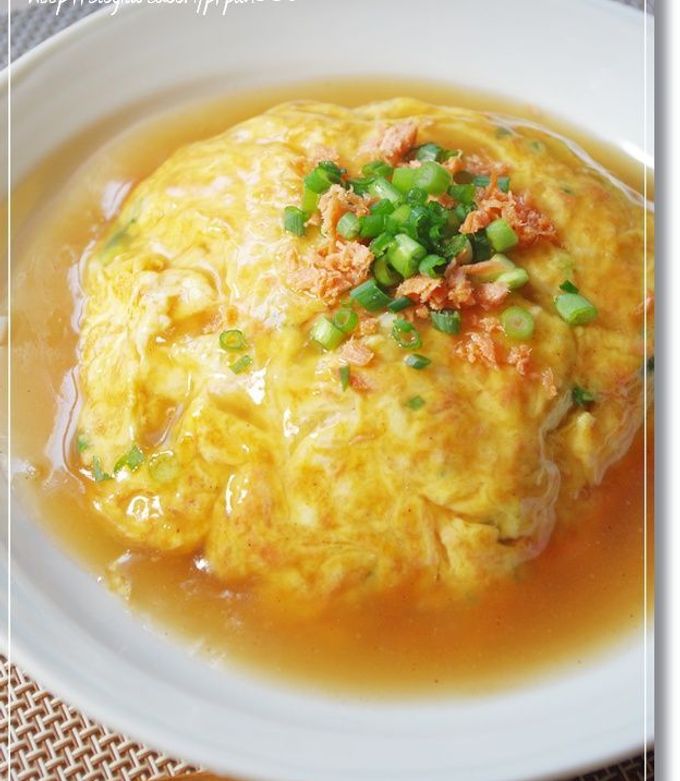 焼さけあらほぐし入り天津飯♪ by misacoco 【クックパッド】 簡単