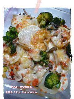 鮭フレーク&男爵芋のこんがりチーズ焼き-レシピのメイン写真