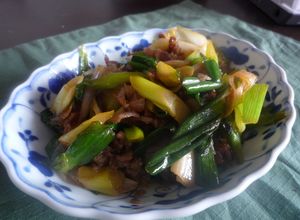 長ねぎ大量消費に！ねぎと牛肉のすき焼き風-レシピのメイン写真