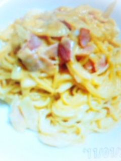 全卵&牛乳で簡単♪カルボナーラ-レシピのメイン写真