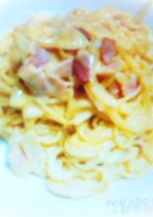 全卵&牛乳で簡単♪カルボナーラ-レシピのメイン写真