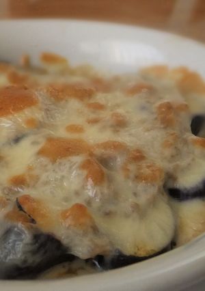 なすのチーズ焼き☆青じそ香るひき肉ソース-レシピのメイン写真