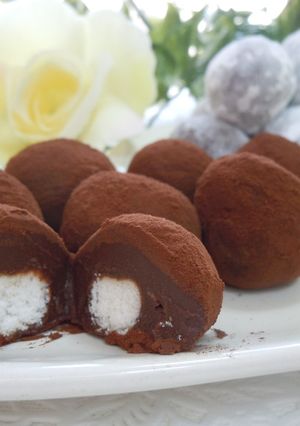 生チョコでトリュフ❤クッキーＩＮ♬-レシピのメイン写真