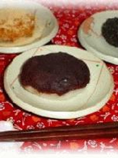 簡単!うまうま!3色牡丹餅(おはぎ)-レシピのメイン写真