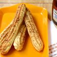 トースターで、チュロ風焼きドーナツ。