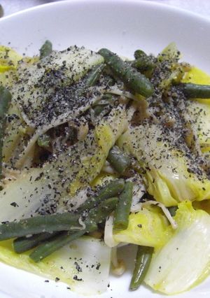 白菜といんげんの胡麻和え-レシピのメイン写真