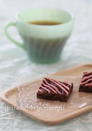 クリームチーズアーモンド板生チョコ-レシピのメイン写真