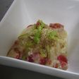 青しそ風味のとろろ豆腐サラダ