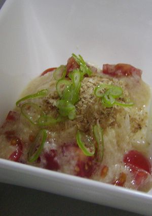 青しそ風味のとろろ豆腐サラダ-レシピのメイン写真