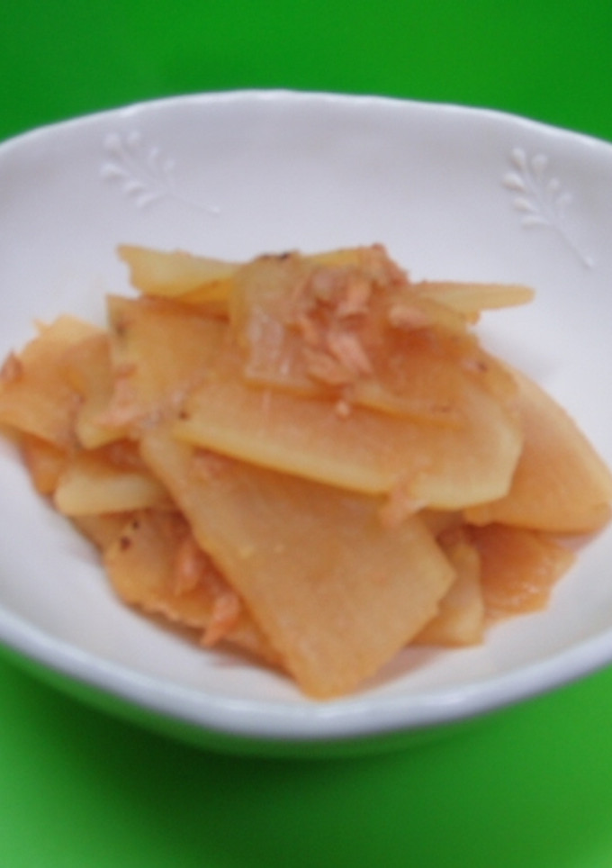 簡単大根とツナの炒め煮-レシピのメイン写真