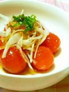 青じそ香るトマトの和風マリネ-レシピのメイン写真