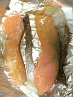 簡単トースターで鮭焼ふっくら皮もパリパリ-レシピのメイン写真