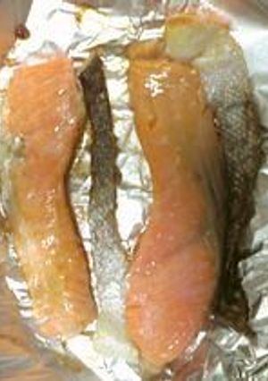 簡単トースターで鮭焼ふっくら皮もパリパリ-レシピのメイン写真