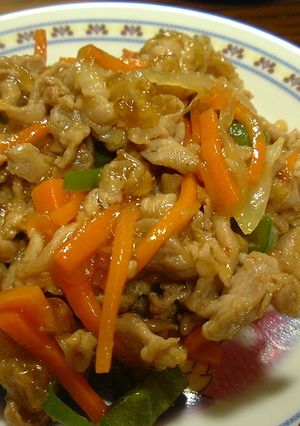 甘辛！豚肉と野菜の美味しい豆板醤炒め★゛-レシピのメイン写真