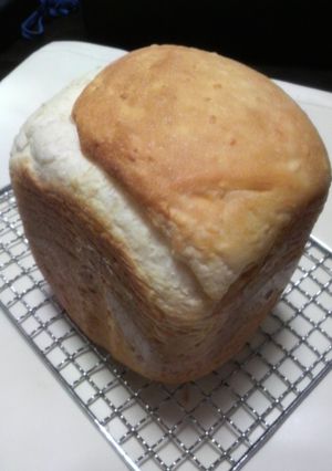 ＨＢでもちふわ♪黄金比！簡単ごはん食パン-レシピのメイン写真