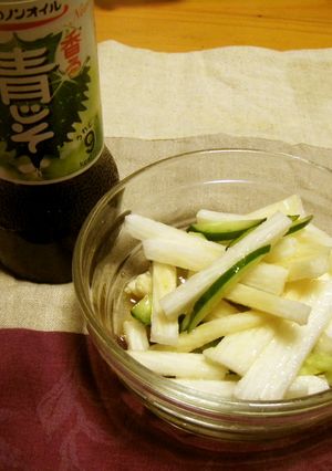 長いもときゅうりのシャキシャキ☆青じそ-レシピのメイン写真