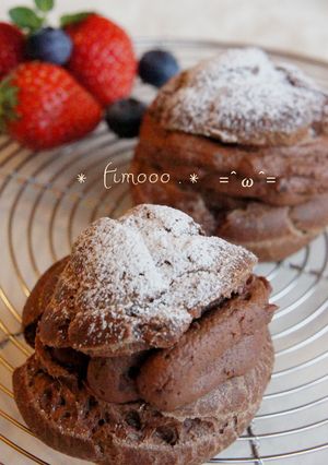 *クラシック* ショコラシュークリーム*-レシピのメイン写真