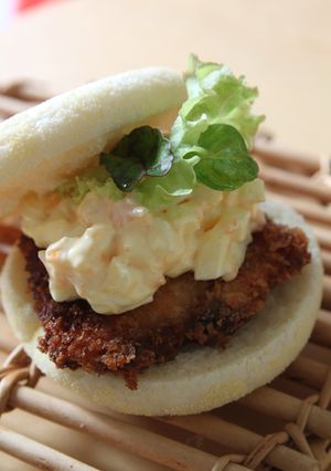 娘のお弁当はフィッシュバーガー-レシピのメイン写真