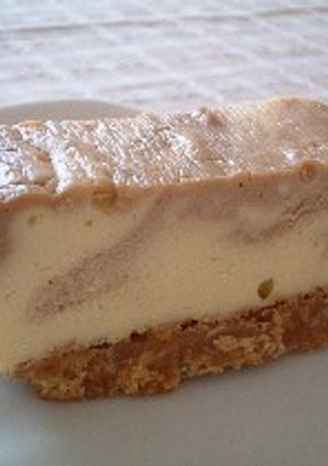 オーブントースターでモカチーズケーキ-レシピのメイン写真