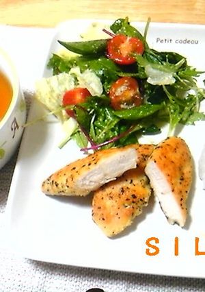 鶏の香草焼き　カフェ飯風-レシピのメイン写真