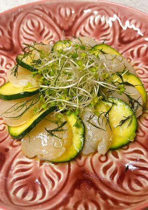 ホタテとズッキーニの昆布茶レモンマリネ-レシピのメイン写真