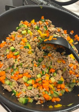 【ガチ中華】豚ひき肉とセロリの角切り炒め-レシピのメイン写真
