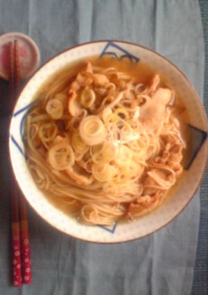 お鍋１つでOK☆豚肉と高菜のあったか素麺-レシピのメイン写真