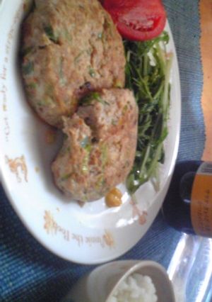 あじのふわふわ豆腐ハンバーグ-レシピのメイン写真