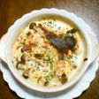 豆腐の味噌グラタン