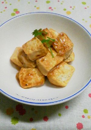 ご飯もお酒も進む☆簡単みたらし豆腐♪-レシピのメイン写真