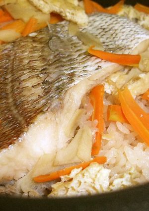 炊飯器にお任せ！たいめし＊たこでも♪-レシピのメイン写真