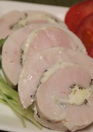 ＊＊バジル＆チーズの鶏ハム＊＊-レシピのメイン写真