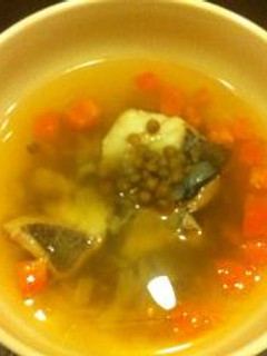 白身魚とレンズ豆(レンティル)のスープ-レシピのメイン写真
