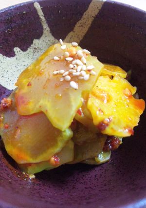 捨てません！ブロッコリーの茎のラー油和え-レシピのメイン写真