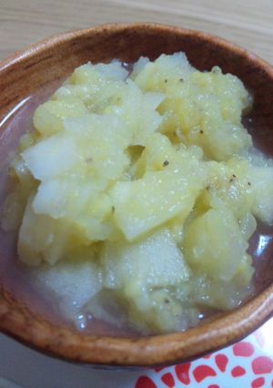 ＊離乳食中期＊甘～いホットアップルバナナ-レシピのメイン写真
