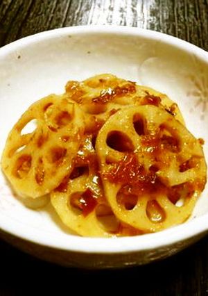 お正月のおせちに。おかかきんぴら蓮根-レシピのメイン写真