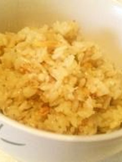 ♪かに缶の残り☆圧力鍋で炊き込みご飯♪-レシピのメイン写真