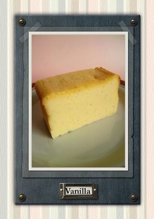 バニラフロマージュ-レシピのメイン写真