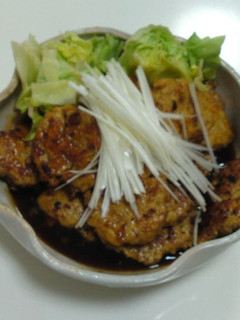 ごはんがススム♪鳥つくね☆-レシピのメイン写真