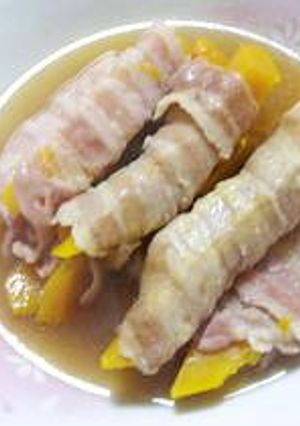 かぼちゃの肉巻き-レシピのメイン写真