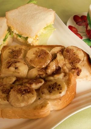 卵サンドイッチとHOTバナナトースト-レシピのメイン写真