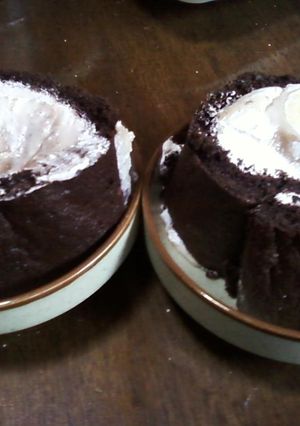 チョコバナナ*クリーム*カスタードロール-レシピのメイン写真